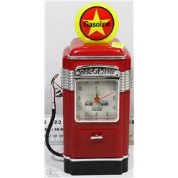 QUARTZ GASOLINE PUMP CLOCK