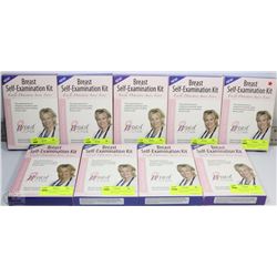 LOT OF 9 BREAST SELF EXAMINATION KIT