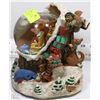 Image 1 : VINTAGE DISNEY POOH BEAR MUSICAL SNOW GLOBE.