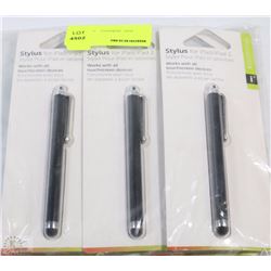 LOT OF 6 STYLUS IPAD/IPAD2