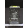 Image 1 : 3D LASER ETCHED CRYSTAL CUBE