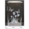 Image 1 : 3D LASER ETCHED CRYSTAL CUBE