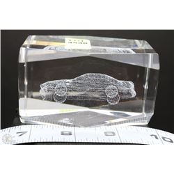 3D LASER ETCHED CRYSTAL CUBE