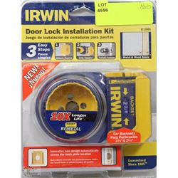 IRWIN DOOR LOCK INSTALLATION KIT