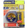 Image 1 : IRWIN DOOR LOCK INSTALLATION KIT