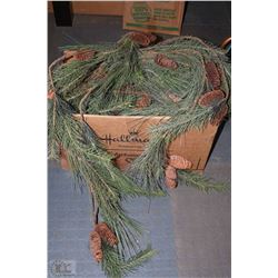 #24)BOX OF GARLAND DECOR