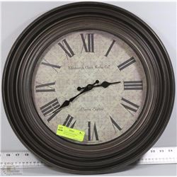 EDINBURGH CLOCK WORKS COMPANY WALL CLOCK