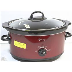 RED BETTY CROCKER SLOW COOKER