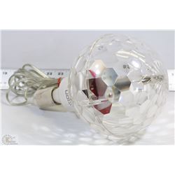 BOX W/ION LED ROTATING PARTY BALL LIGHT