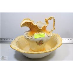 VNTAGE PITCHER & BASIN SET