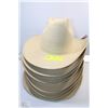 Image 1 : LOT OF 10 "STRAW LIKE" COWBOY HATS