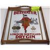 Image 1 : BEEF EATER DRY GIN MIRRORED SERVING PLATTER/WALL