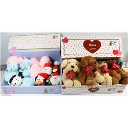 7 PUPPIES BEVERLY HILLS + 15 VARIOUS STUFFIES