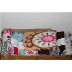 NEW STRATTON COLLECTION FLEECE THROW BLANKETS