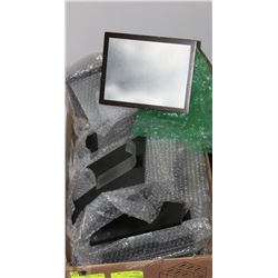 #43)LARGE BOX OF NEW ENGRAVEABLE PLAQUES, SOME