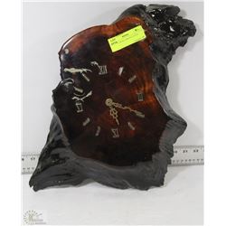 WOODEN WALL MOUNT CLOCK