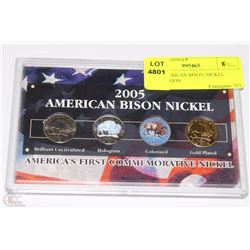 2005 AMERICAN BISON NICKEL COLLECTION