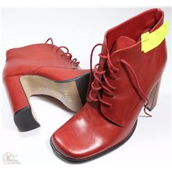 PAZZO NEW LEATHER BOOTLETS SIZE 7.5 MADE IN BRAZIL