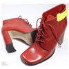Image 1 : PAZZO NEW LEATHER BOOTLETS SIZE 7.5 MADE IN BRAZIL