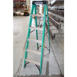 WERNER 6FT FIBERGLASS STEP LADDER