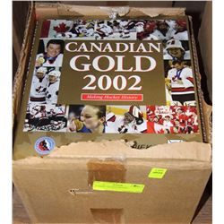 BOX OF CANADIAN GOLD 2002 BOOKS