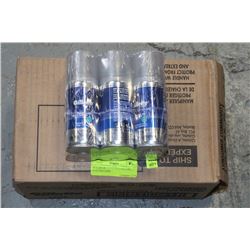 BOX OF GILLETTE SHAVING GEL 24-2.5 OZ CANS