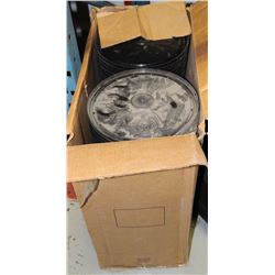 BOX OF NEW 5 GALLON BUCKET LIDS