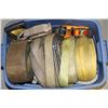 Image 1 : BLUE BIN W/HEAVY DUTY TIE-DOWNS & LARGE