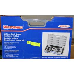 WESTWARD 64 PIECE MECHANICS TOOL SET