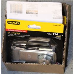 BOX OF 5 STANLEY KEY LOCKING HASP