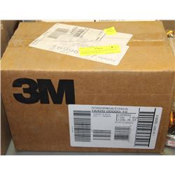 BOX OF TEN 3M FECTOGGLES WITH FOAM SAFETY GLASSES