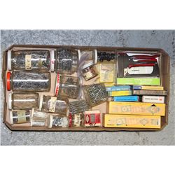 FLAT W/STAPLER, STAPLES & SORTED