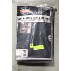 CORE WORKWEAR THERMAL MID LAYER BLACK FLEECE