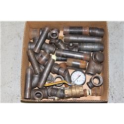 FLAT W/MOSTLY NEW 3/4 IN. & 1 IN. CAST