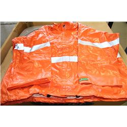 RANPRO FR/PVC/NOMEX KEVLAR 3 XL JACKET WITH HOOD