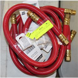 4 SPEED AIR 1/2" X 2" PVC AIR WHIP HOSE