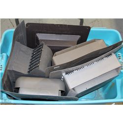 5 NEW ASSORTED ROOF VENTS IN LARGE TOTES