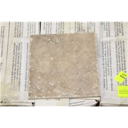SIX BOXES OF 15cm X 15cm PORCELAIN STONEWARE TILE