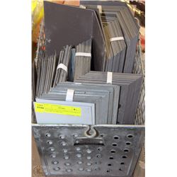 ROOFING STEP FLASHING ASSORTED COLORS IN METAL