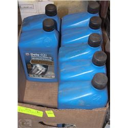 BOX OF SEVEN 15W-40 HEAVY DUTY MOTOR OIL