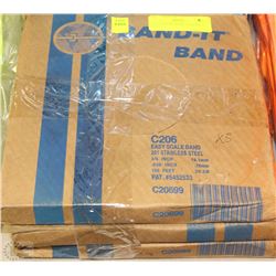 3/4" STAINLESS STEEL BANDING 3 ROLLS