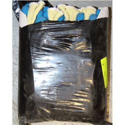 10PACK RUBBER COATED WORK GLOVES