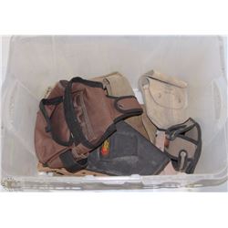 TOTE WITH TOOL HOLDERS INCLUDING KUNY,TOMMY CO AND