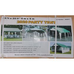 NEW 20FT X 20FT PAGODA PARTY TENT COMES WITH SIDE