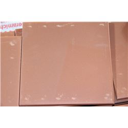 (#1) - 6" X 6" RED QUARRY TILE X76