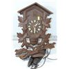 Image 1 : VINTAGE WOOD GERMAN CARVED CUCKOO CLOCK