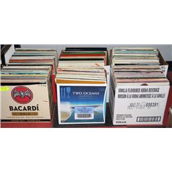 SIX BOXES OF ASSORTED RECORDS