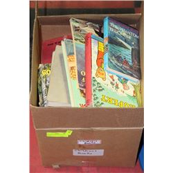 BOX OF VINTAGE CHILDRENS BOOKS