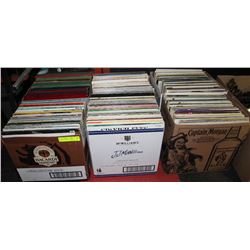 SIX BOXES OF ASSORTED RECORDS