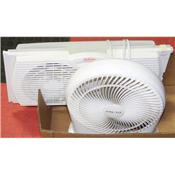 BOX W/SUNBEAM WINDOW FAN & AIR WORKS